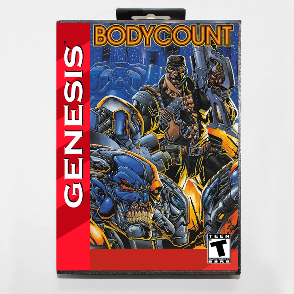 

Игровой картридж MD с американской коробкой для 16-битной системы Sega Megadrive Genesis