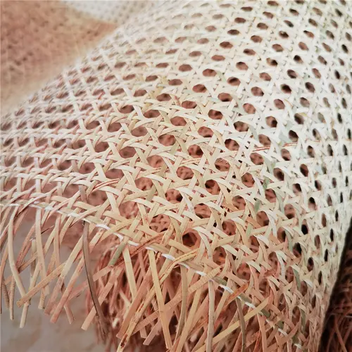 Natural Real Indonesia Rattan Sheet Cane Webbing Roll Chair Table Furniture Repair Materials Deco - Image 2