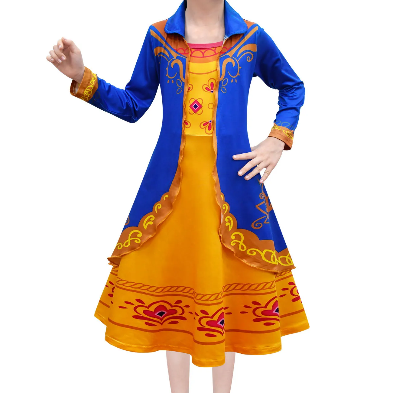 Mira Royal Detective Costume Cosplay Dress Girl Princess Children Kid Carnival Birthday Party Halloween Fancy Dress Gown Cloak cosplay costume kids girls dress