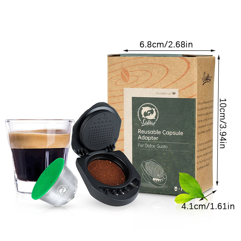 Sale！1PC Reusable Capsule Adapter For Dolce Gusto Coffee Convert Compatible With Genio Coffee Machine Accessories Distount