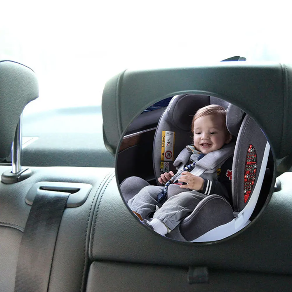 Baby Car Mirror Car Safety View Back Seat Mirror Baby Facing Rear Ward Infant Care Square Safety Kids Monitor 17X17 Cm