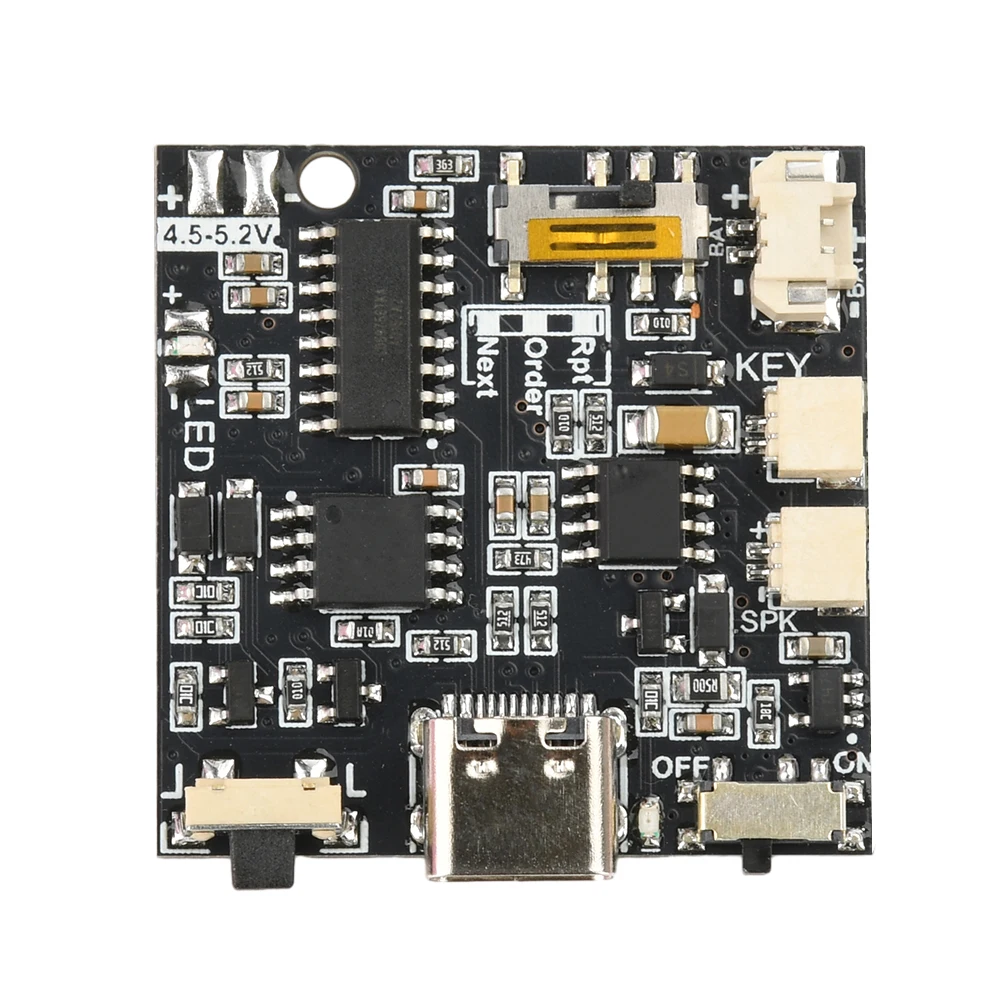 GC06 Recordable Sound Module MP3 WAV Button Control Music Voice Player Board