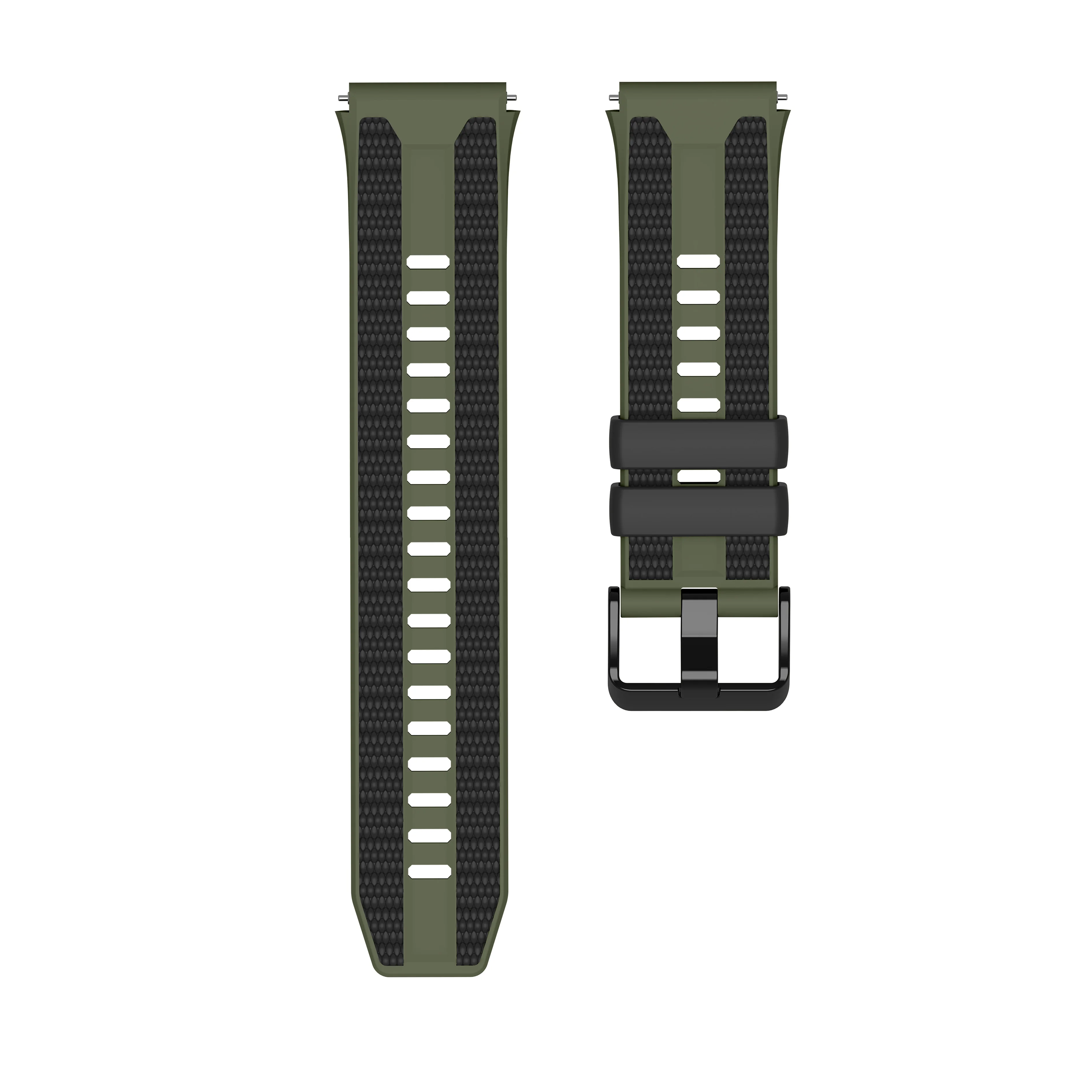 Premium Soft Silicone Breathable Watch Band - 22mm Strap for Ultimate Comfort