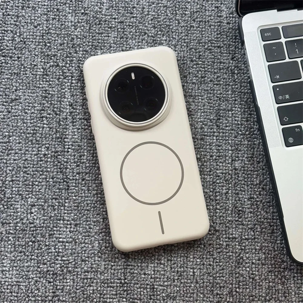 Enhanced Magnetic Ultra-Thin Matte Case for Wireless Charging - Colorful Hard PC Finish