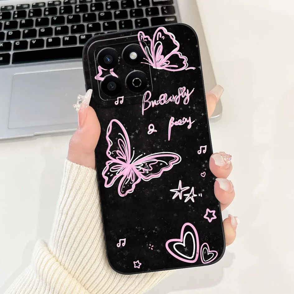 Fashionable Shockproof Silicone Bumper Case with Rabbit Flower Design