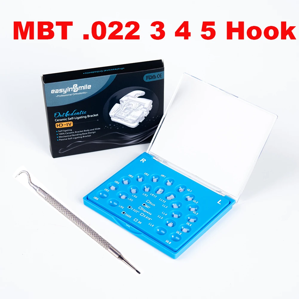 SELF Ortho Dental Mini Odontologia Autoligation Metal Brackets Roth