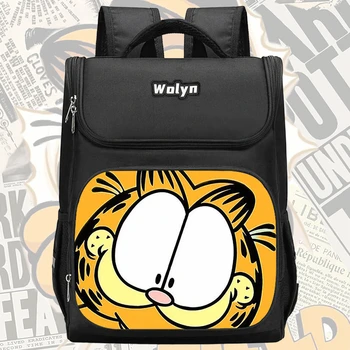 School Backpack with Multi-Compartment ,Large Cartoon Garfieeldd School Bags for Boys,Durable Child Backpack for Aged 6-10 1