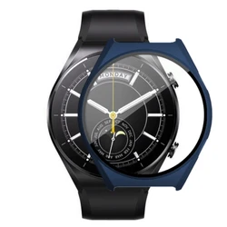 Premium Plating Protective Case with Tempered Glass (Dark blue)