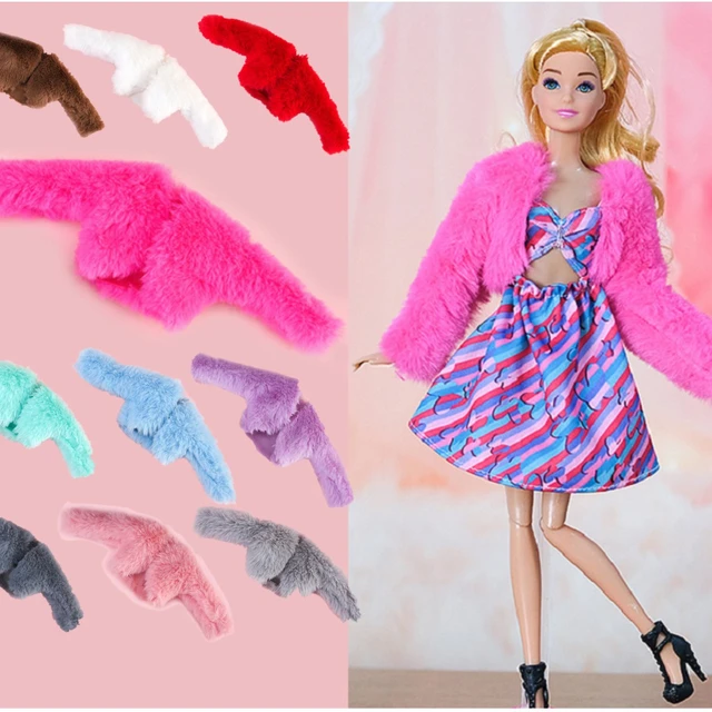 Barbie Dolls Clothes Accessories  Barbie Doll Clothes Dress - 30cm Doll  Clothes Pink - Aliexpress