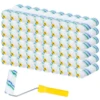 61Pcs Mini Paint Roller Covers Kit Reusable Small Paint Rollers Polyester Paint Roller Brush for Wall Desk Cabinets Painting 1