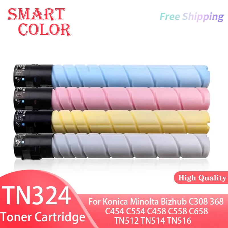 

TN512 TN324 Compatible for Konica Minolta Bizhub C308 368 C454 C554 C458 C558 C658 TN512 TN514 TN516 Copier Toner Cartridge