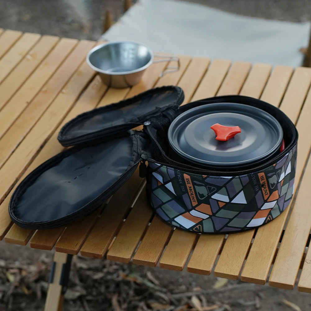 Outdoor Camping Gas Canister Storage Bags Portable Picnic Cookware Tableware Utensils Pouch Camping Stoves Cutlery Organizer Bag