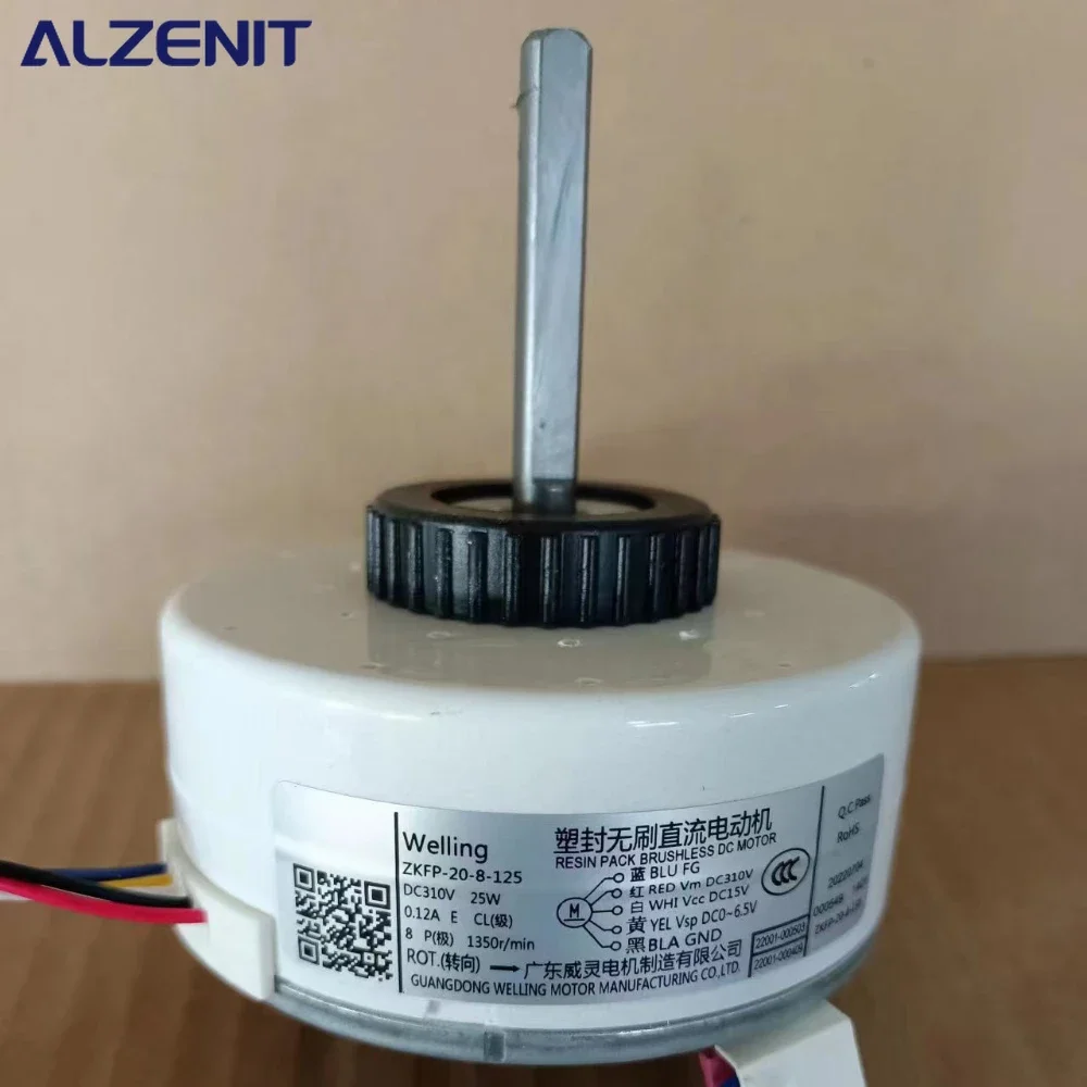 

New For TCL Air Conditioner Indoor Unit DC Fan Motor ZKFP-20-8-125 DC310V 25W 1350r/min Conditioning Parts
