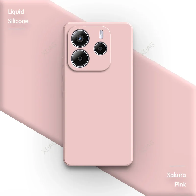 Classic Silicone Soft Phone Case with Lens Protection - Square Design
