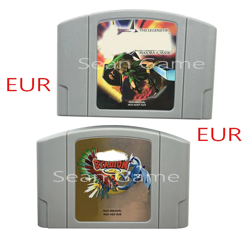 

High EUR PAL Quality Customer Cartridge The Legend of Majora's Mask Po Stadium 2 Card for 64 Bit Video Game Console