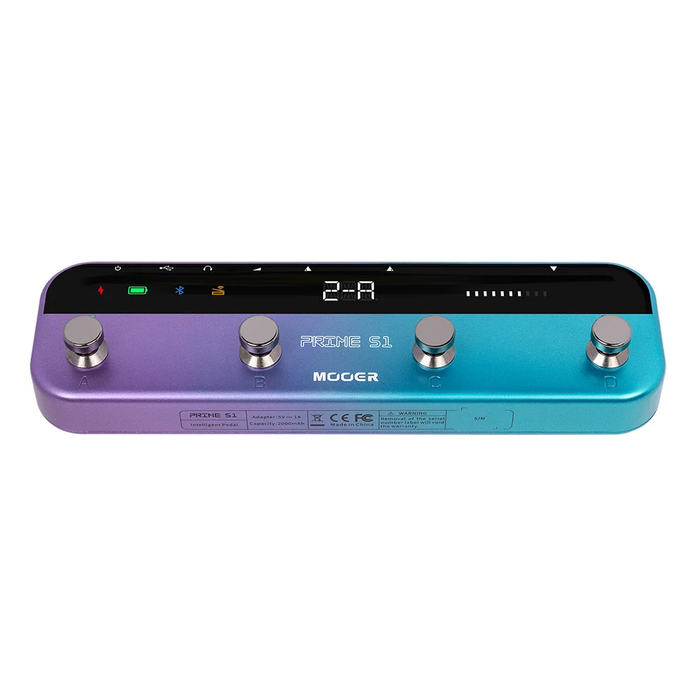 MOOER Prime S1 Guitar Pedal Effectors 128 Guitar Effects