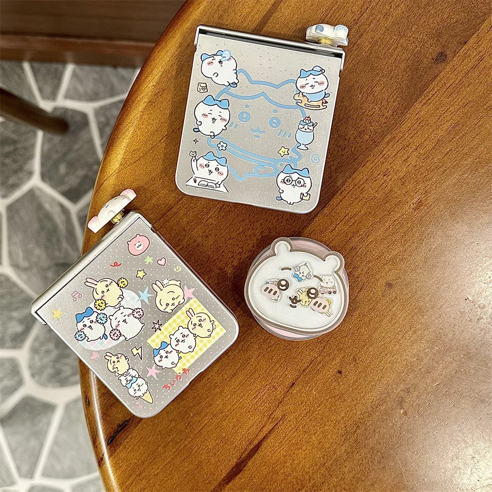 Charming Kawaii Little White Bear Magnetic Stand Phone Case - Cute New Cover