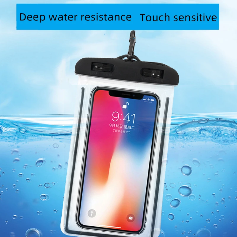 Phone Case Universal Clear Waterproof for iPhone 13 12 11 Pro Max X Xs XR 7 8 Xiaomi Huawei Samsung