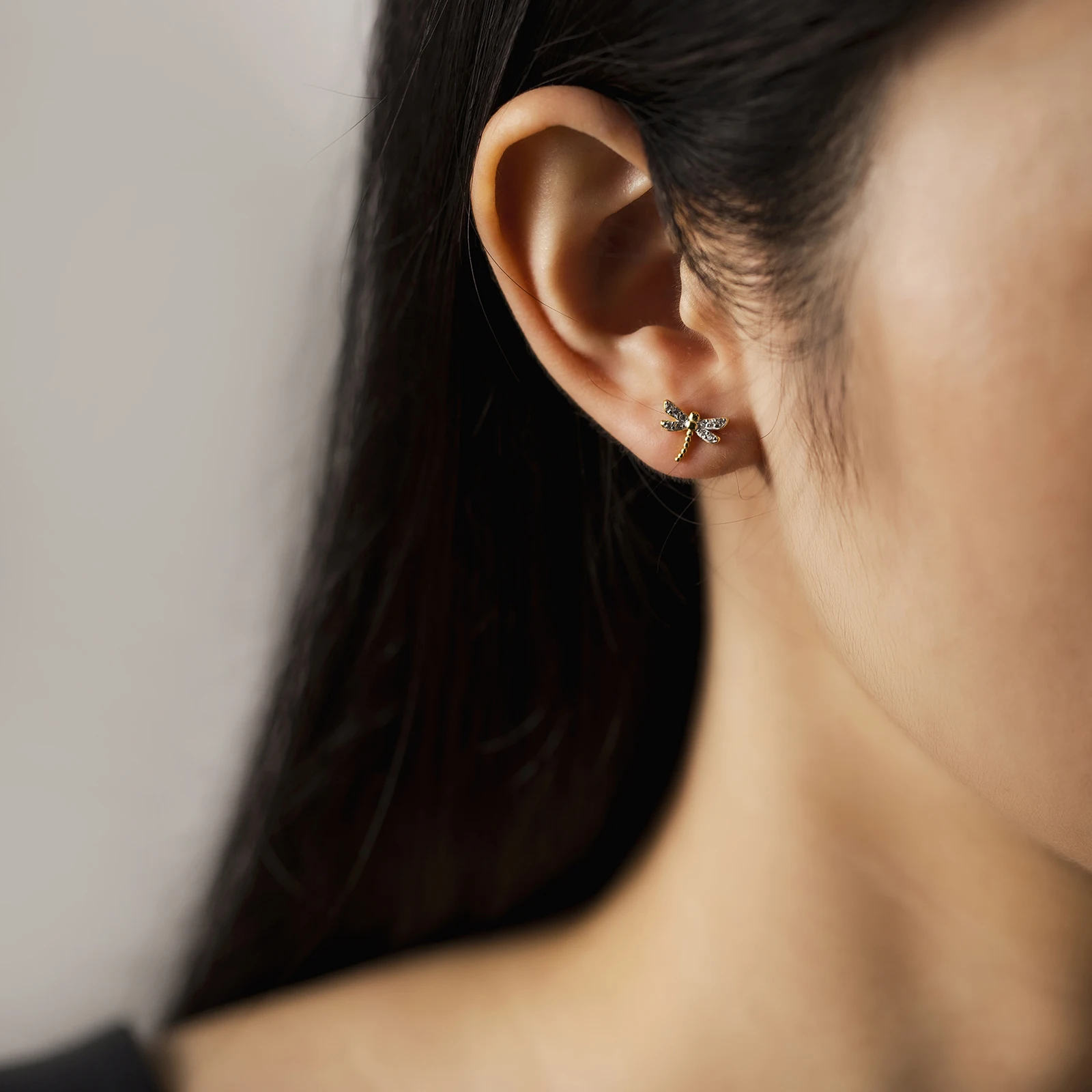 Sterling Silver Dragonfly Earrings Sterling Silver Dragonfly