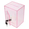 Pumping Tip Box Clear Window Mailbox Letter Post Container Donation Boxes for Fundraising 1