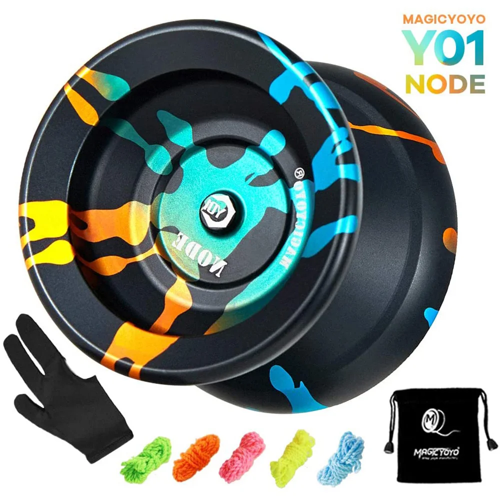 Yoyo Professional Magic Yoyo Metal Yoyo With 10 Ball Bearing Alloy Aluminum  High Speed Unresponsive Yo Yo Classic Toys For Kids - AliExpress