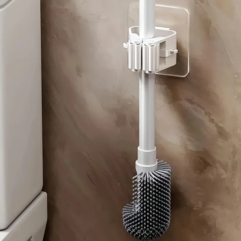 Mop Holder Wall-Mounted Plastic 3 Pcs