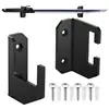 Swords Display Hanger Horizontal Lightsaber Stand Wall Mount Swords Wall Holder Lightsaber Wall Stand Clear Acrylic Display Rack 1