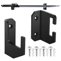 Swords Display Hanger Horizontal Lightsaber Stand Wall Mount Swords Wall Holder Lightsaber Wall Stand Clear Acrylic Display Rack 1
