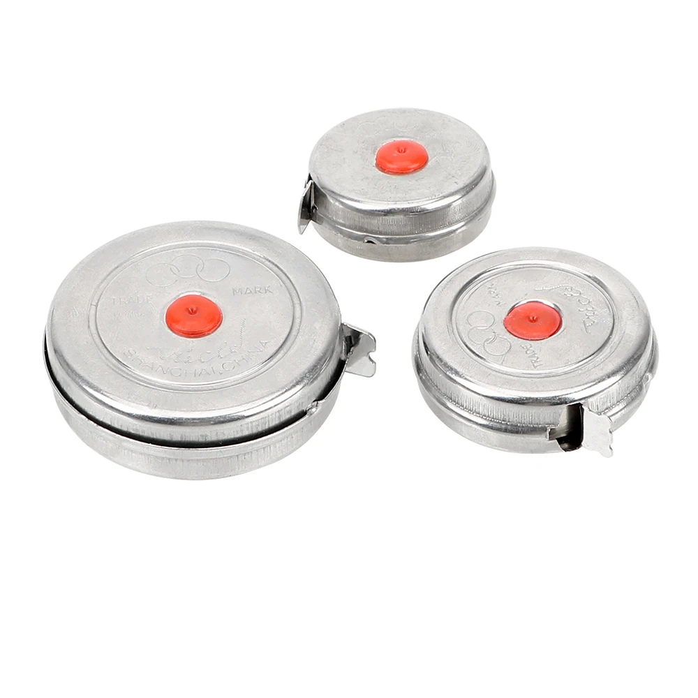 Tape Measure Measuring Tool Stainless Steel Mini Retractable 1m 2m 3m For Home Factory Office Woodworking
