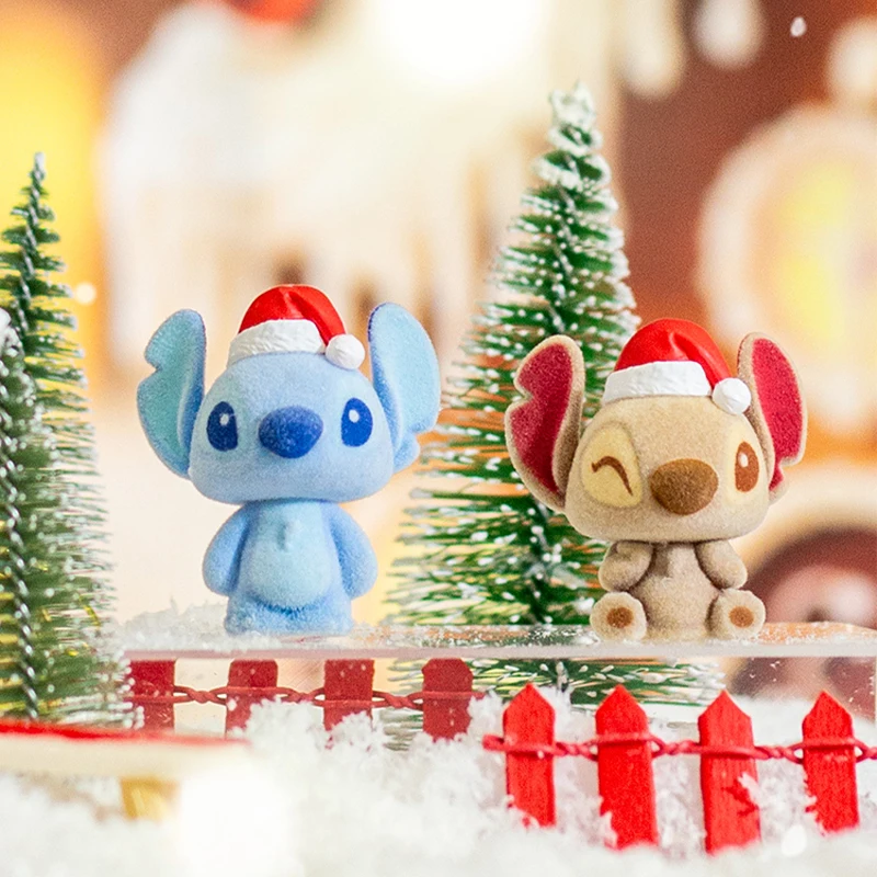 Disney Stitch Christmas Set Series Blind Box Toys Mystery Bag