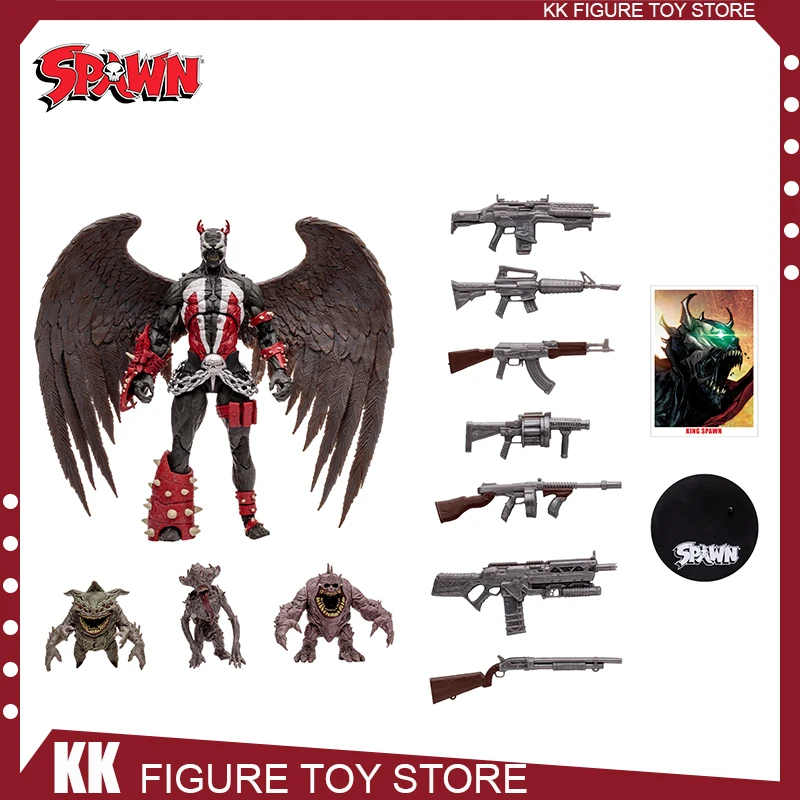 

Mcfarlane Toys Anime Figure King Spawn Demon Minion And 7 Weapons Dc Multiverse Action Figure Model Collection Christmas Gifts