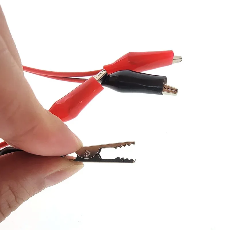 Alligator Cilp To Alligator Cilp Test Cable Lead Jumper Wire Crocodile Clip DIY Power Supply Double Headed Crocodile Clip Thread