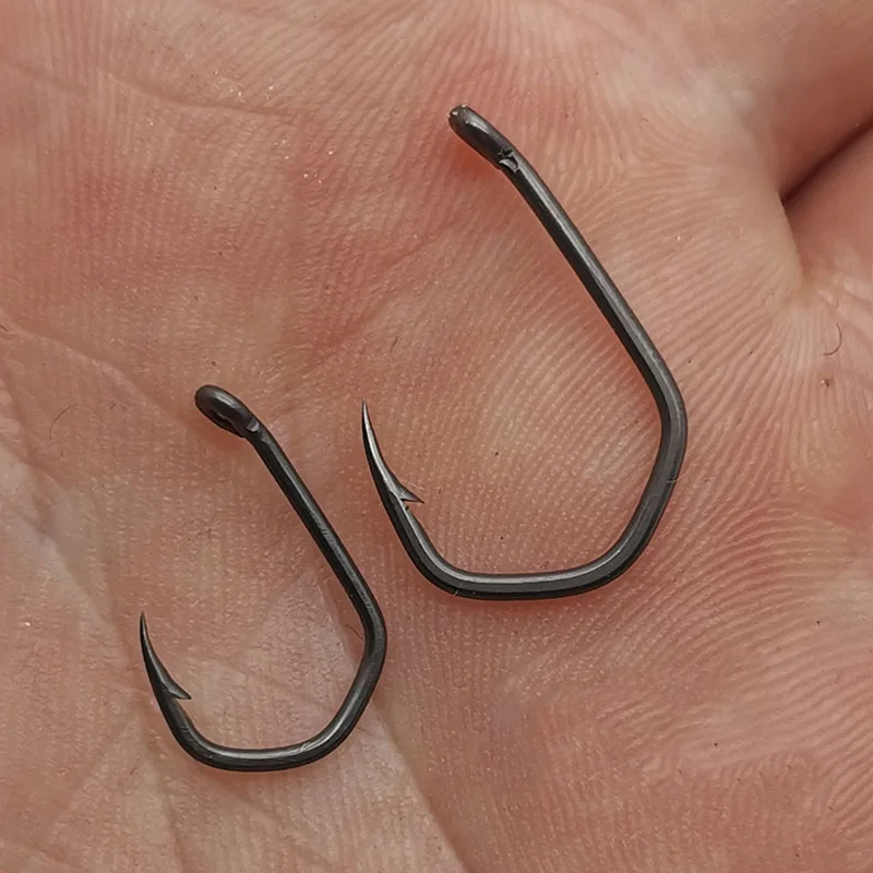 Description Picture 4 of itemStainless Steel Carp Fishing Hooks, Barbed Pinpoint Claw Hooks, PTFE Coating, High Carbon, Eyed Fish Hooks, 20Pcs