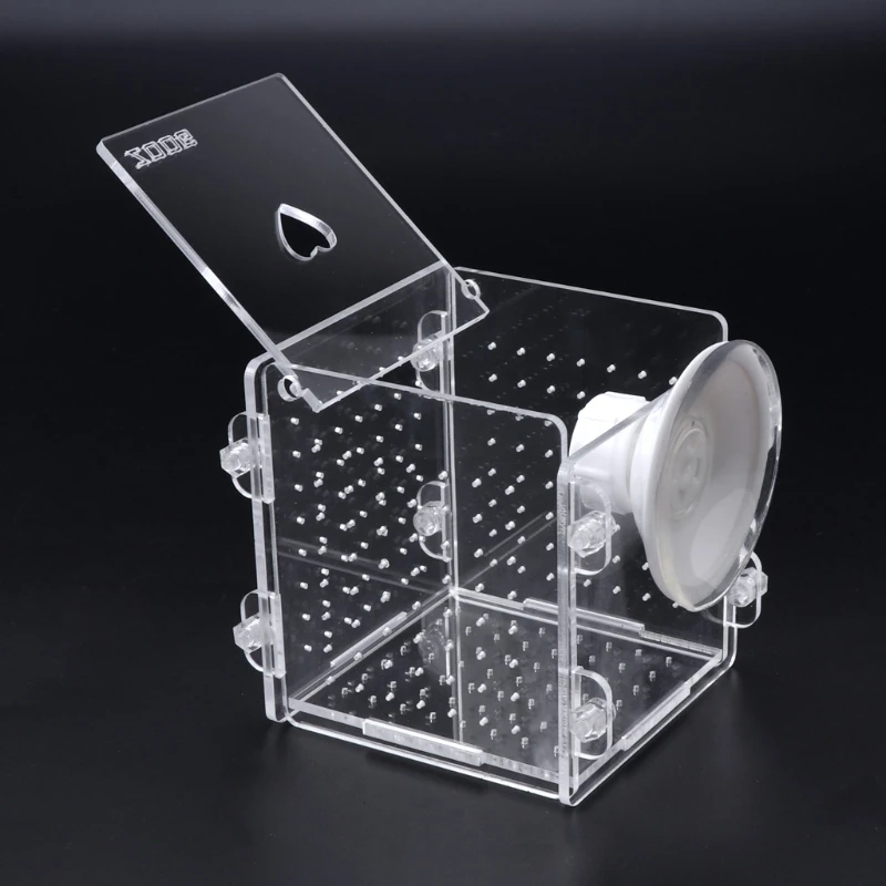 Fish Breeding Box Clear Acrylic Isolation Boxes Aquarium Hatchery Incubator fish breeding box
