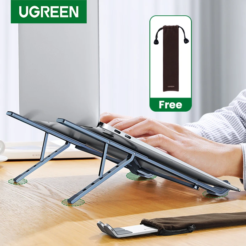 Ugreen Laptop Stand Holder For Macbook Air Pro Foldable Aluminum