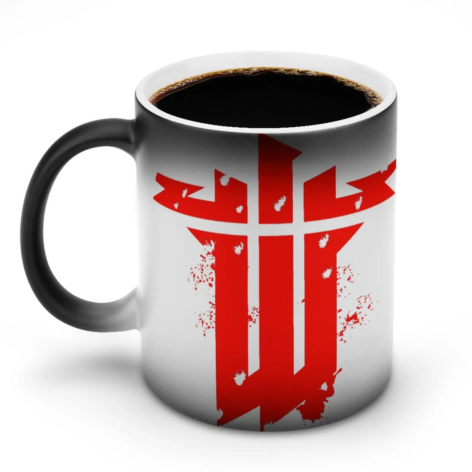 Wolfenstein Tazza Da Uomo Wolfenstein Il Nuovo Ordine All'Ingrosso Tazza Retrò Da Viaggio In Ceramica Che Cambia Colore Tazze