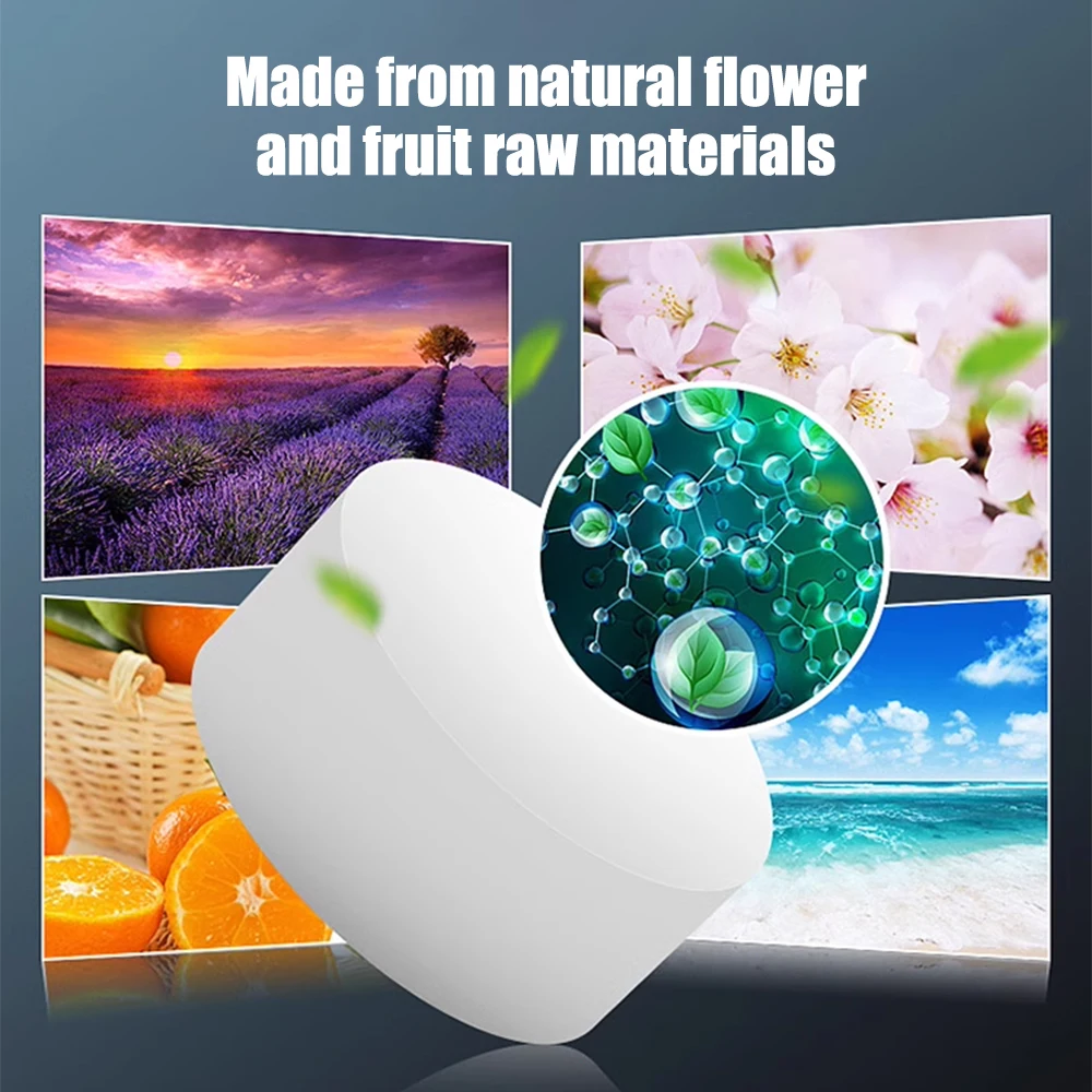 Car Air Freshener Replacement Tablet Flavor Supplement Solid Fragrance Scent Pads Perfume Refill for Air Vent Diffuser Purifier