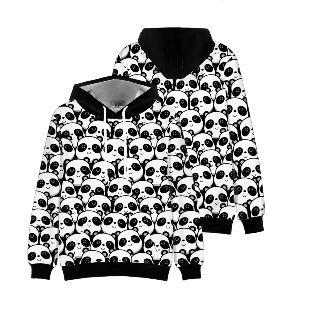 

3D Full Printed Many Pandas Hoodies Men Women Sweatshirts Streetwear Autumn Kids Animal Tops Fashion Boys Girls Clothes