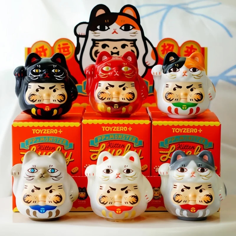 Pp X Monster Kitten Lucky Series Blind Box Guess Bag Mystery Box