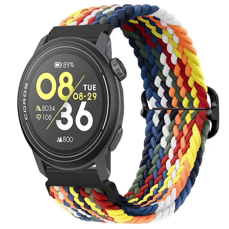 Soft Nylon Braided Breathable Watch Strap - 20mm/22mm Adjustable Bracelet