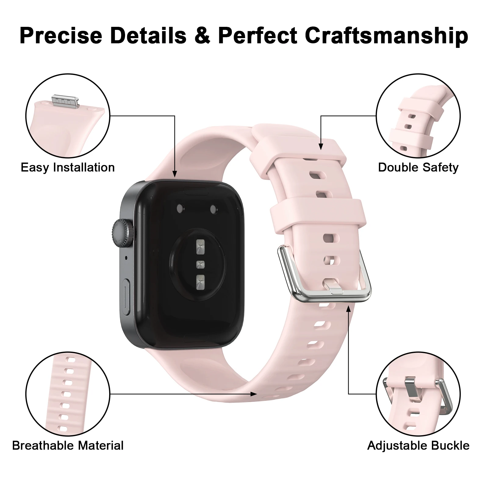 Silicone Replacement Wristband