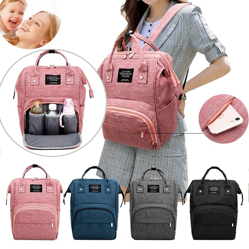 

2023 Fashion Mummy Maternity Nappy Bag Large Capacity Nappy Bag Travel Backpack Nursing Bag for Baby Care Women's Fashion Bag