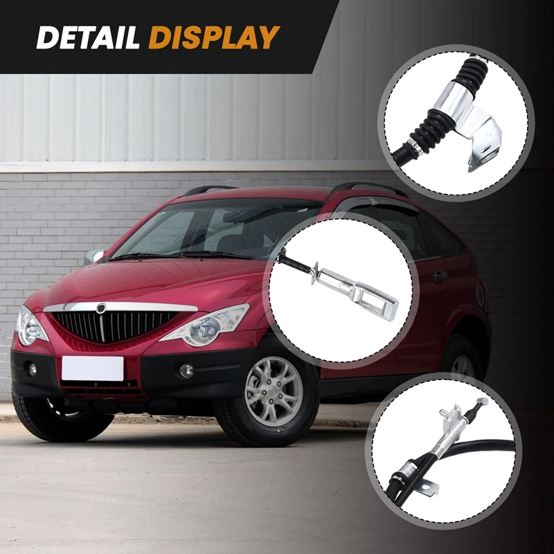 Car Rear Parking Brake Cable 4901032203 , 4902032203 For Ssangyong Actyon / Korando Sports