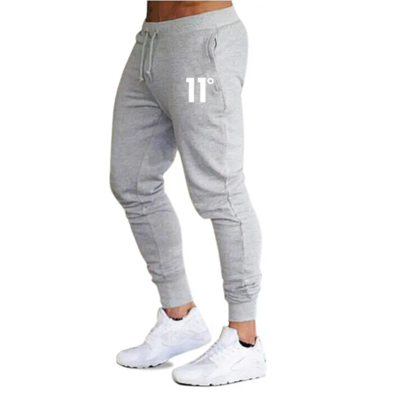 Mens Casual Slim Fit Tracksuit Sports Solid Male Gym Cotton Skinny Joggers Sweat Casual Pants Trousers casual pants,sports pants,casual sports pants