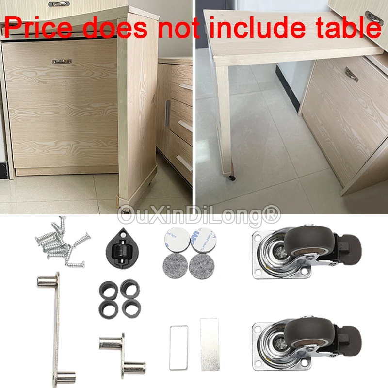 1SetMultifunctionalFurnitureFoldingRotatingTableHardwarefor