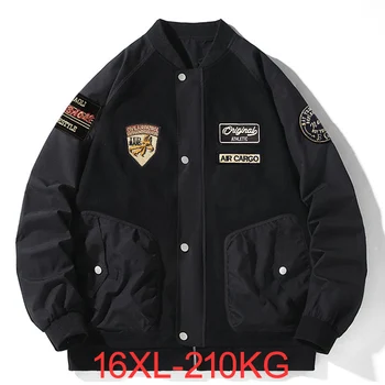 Felpe in cotone pile invernale nuova giacca oversize taglie forti da uomo 15xl 16xl 210kg 11XL felpa con zip 1