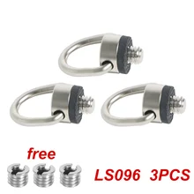 

DSLR strap screw d ring camera screw mount 1/4 inch quick release plate Screw for the camera accessories（adapter as a gift）