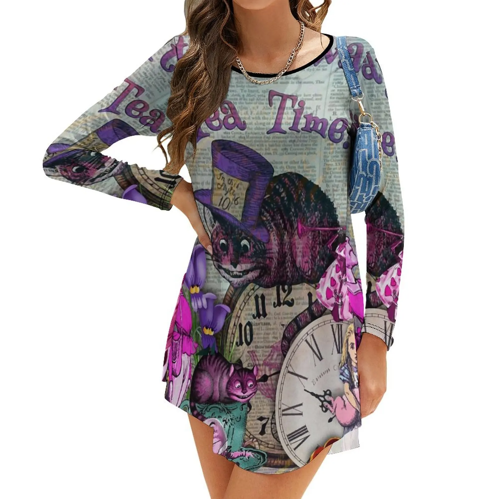 

alice vintage Long-Sleeve Dress luxury dresses dress