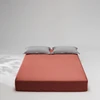 Luxury 800TC Egyptian Cotton Fitted Sheet with Elastic Band High End Mattress Cover for Single Double Queen King Size Bedsheet 6