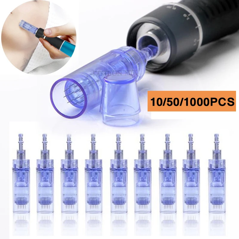 Dr Pen Microneedling Microblading Tattoo Needles 12/24/36Pin/Nano Microneedling Cartuccia Per Permanent Dr.Pen Ultima A1 Machine